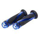 1  Motorcycle Bike Handlebar Hand Grip Ccmfort Rubber GEL CNC Aluminum