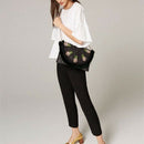 Beach Bag Straw Clutch Messenger Bag Envelope Bag Women Lady Day Tassels Pi