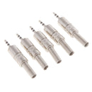 10x Replacement 2.5mm Stereo TRS Male Plug Audio Jack Connector