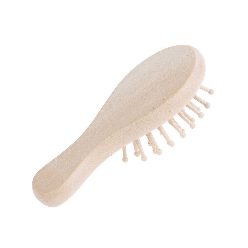 Wooden Hair Vent Brush Brushes Hair Care and Beauty SPA Massager Massage Com Gw