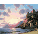 Painting By Numbers Kit DIY Lighthouse Boat Canvas Oil Art Picture Craft