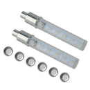 2 Packs Bike Tire Valve Stem Light - LED Waterproof Bicycle Wheel Lights Neon