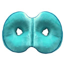 Dual Comfort Cushion Home Memory Foam Hip Lift Seat Cushions (Lake Blue)
