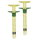 2 Pieces Sliding Gauge Sewing Measuring Tools T-Shaped Sliding Gauge Plasti