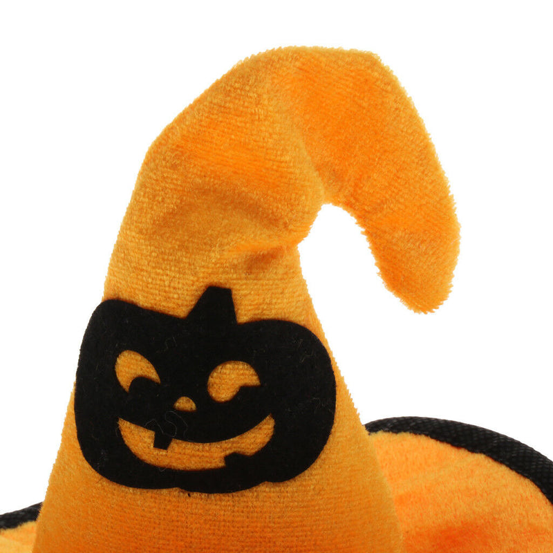 Christmas Pumpkin Cat Hat Small Pet Dog Ornament Halloween Trick Treat Cap