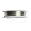 2 Roll 22 Meters Iron Wire Cord for Jewelry Making Craft DIY Headpiece 0.3mm