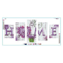 Home Flowers 5D DIY Full Drill Diamond Painting 5-pictures Combination Kit