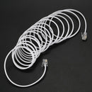 Phone male to male RJ11 Plug adapter cable 10-feet length for the fixed-lin
