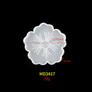 DIY Flower Petal Coaster Silicone Mold Crystal Epoxy Fruit Tray Mould Craft #