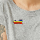 Women Men Rainbow Colorful Brooch Enamel Clothes Badge Collar Lapel Pin (1) A