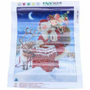 Santa Claus Deer 5D Diamond Painting Cross Stitch Kit for Christmas Home De