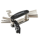 bicycle repair set in bag, multitool & high-quality mini air pump and tire