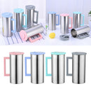 Stainless Steel Pitcher Water Jug for Cold Water, Ice Tea, Juice, Pink 1.8L