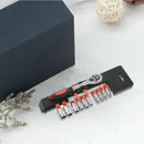 12pcs 1/4-Inch ( 6.3MM ) Socket Wrench Set CR-V Drive Ratchet Wrench Spanne D9D5
