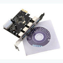 USB 3.0 PCI Express Card adapter connector PCI-E Card 4 Ports PC Computer