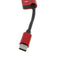 2X Type C to 3.5mm Jack Audio Adapter + USB-C Charging Cable Red