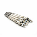 4pcs Heater Glow Plug Set Replacement Dual Core Stainless Steel for Ford Transit