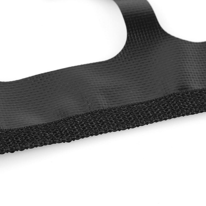 48x15 inch Universal Tailgate Net for Compact Mid Size Pickup Truck (Black) A