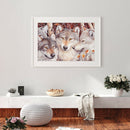 5D DIY Full Drill Diamond Painting Wolf Cross Stitch Embroidery Kit (128)