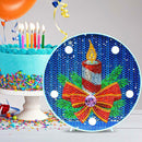 DIY LED Special Shaped Diamond Painting Christmas Candle Night Light Decor
