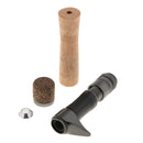 Fishing Pole Repair Composite Cork Wood Handle With Casting Reel Seat Set