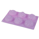 Silicone Soap Mold Flower Pattern Rectangular Handmade Soap Making DIY Mould M&E