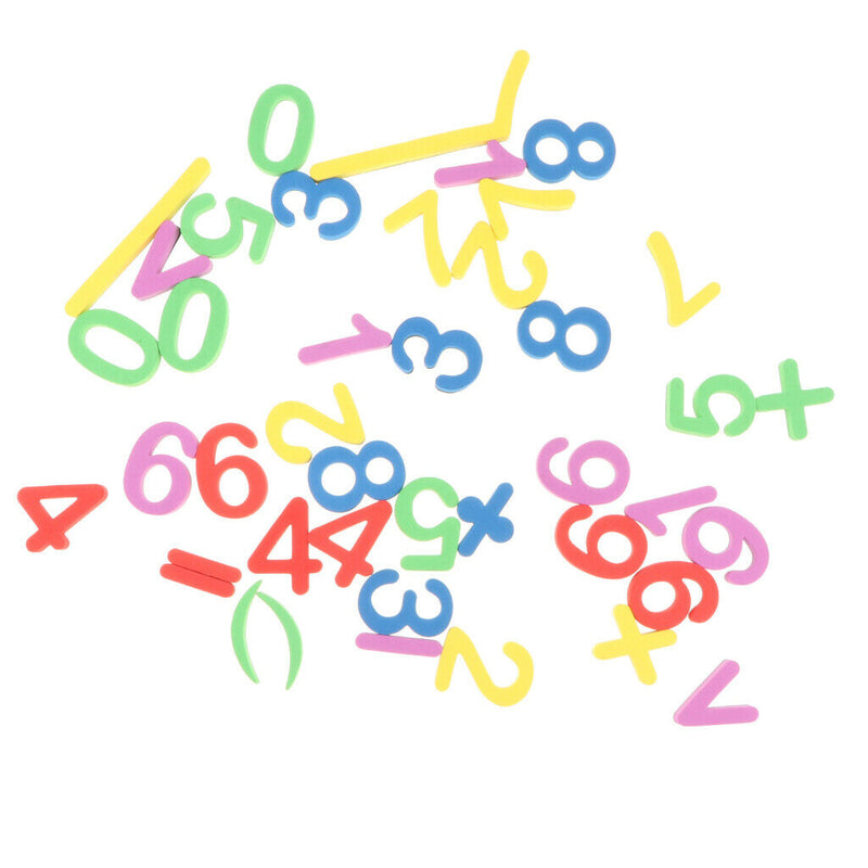 39pcs Numbers Set EVA Magnetic Fridge Magnet Auto Car Stickers Children
