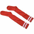 Children Sport Soccer Long Socks High Sock Baseball Hockey Socks (red)