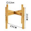 Wooden Flower Stand Window Balcony Desktop Mini Flower Pot Holder Pot Displ V1Y1
