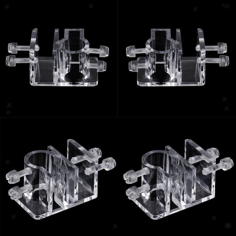 4Pcs Hose Holder - Adjustable Acrylic Hose Clip Tube Holders Clamps for Fish