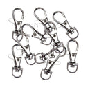 10xswivel trigger key ring lobster clasp clip snap hook diy jewelry findings