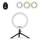 10.2 inch LED Selfie Ring Light Mobile Phone Clip Lamp with Tripod Stand