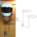 2x Motorcycle Motorbike Wall Hooks Hooks Hat Rack Helmet Display Stand