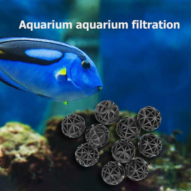 10pcs Aquarium Pond Filter Bio-balls Fish Tank Aquarium Filtration (1.6cm) A
