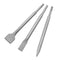 3 Pcs Rotary Hammer Point&Flat Chisels Set Concrete Wall Drill Bit 10" In L