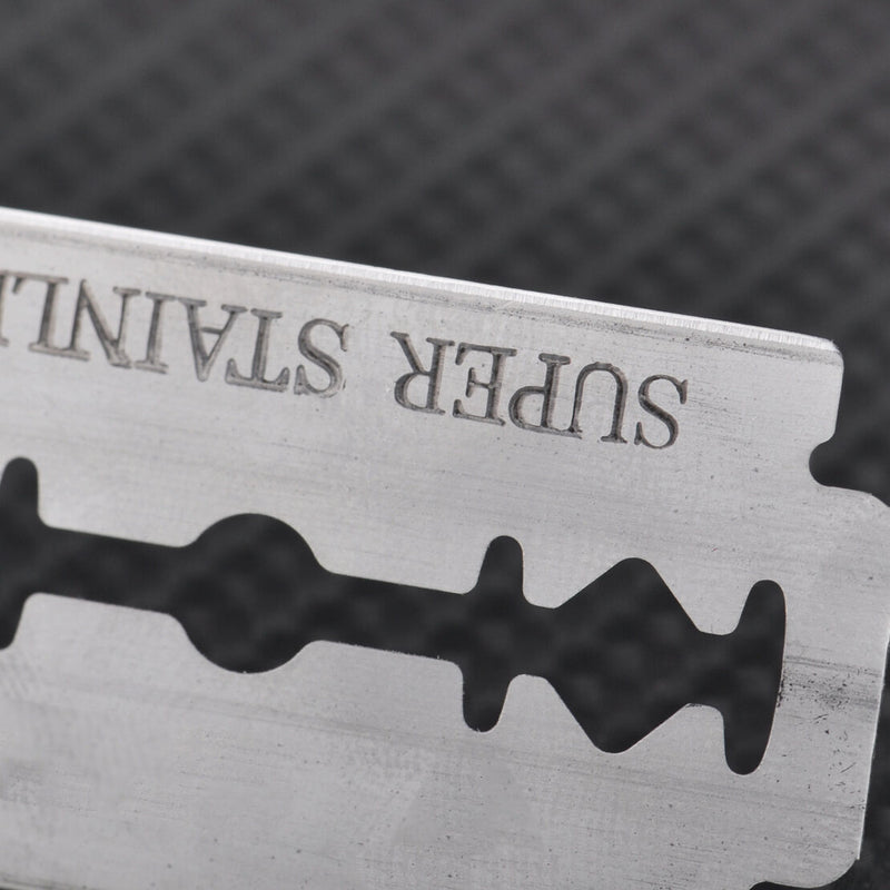 20pcs Stainless Steel Razor Blade Double Edge Safely Shaving Razor Blade Replace