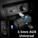 1x Mini Wireless Bluetooth 3.5mm AUX Audio Stereo Music Car SUV Receiver Adapter