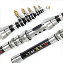 Leo Outdoor Portable Fishing Rod Carbon Fiber Telescopic Sea Fishing Rod Ca