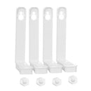 4pcs Bed Sheet Holder Fastener For Mattress Covers Sofa Cushion White