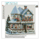 5D DIY Full Drill Diamond Painting Christmas House Cross Stitch Embroidery