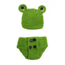 Baby Crochet Photo Props Infant Baby Crochet Frog Hats Beanie Knitted Tod