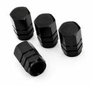 New Black Car Truck Bike Wheel Tyre Tire Valve Stems Air Dust Cover Screw Caps