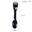 1PC Multifunctional Spoon Fork Outdoor Camping Stainless Steel For Camping Coo-