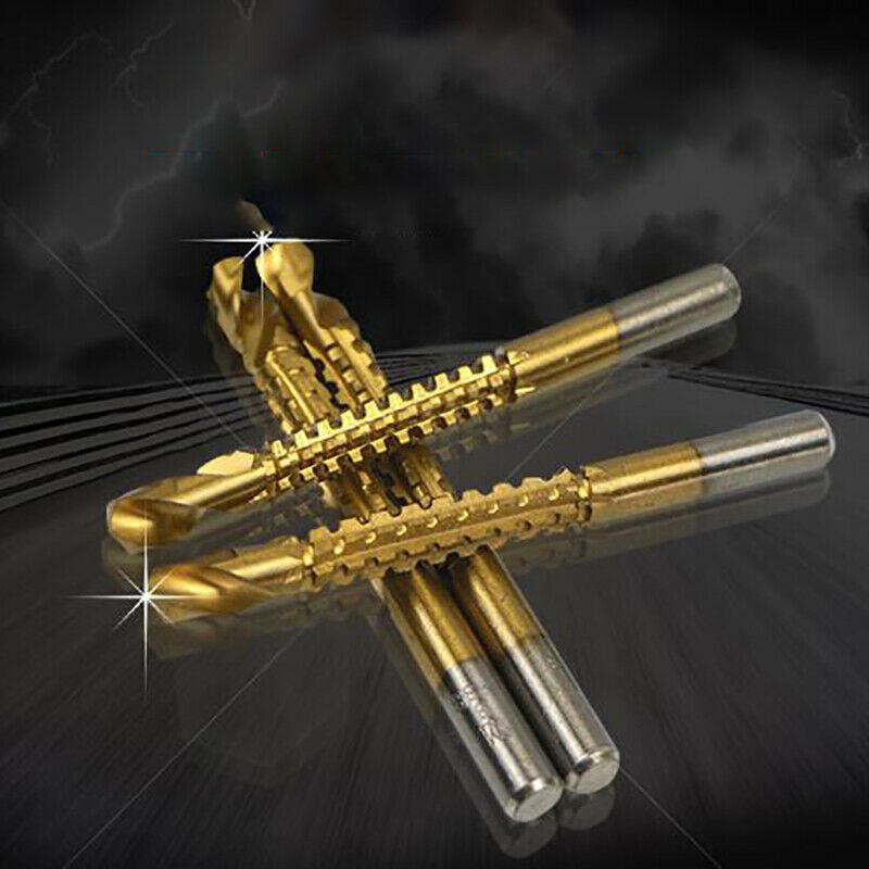 6Pcs Cobalt Left Hand Drill Bit Set Screw Metric Composite Tap Drill Bit TaS Ew