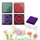 20 Colors Children Square Stamp Inkpad Finger Painting Tool DIY Accessories