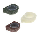 2x Gecko Earth Ledge Magnetic Hanging Feeder Bowl Reptile Terrarium Decor