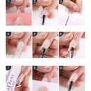 10X Nail Form Fiber Glass Nail Art Fiberglass Non-woven Extension Silk Tips Y3O3