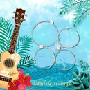 4pcs Ukulele Strings Carbon Transparent Strings for Acoustic Guitar Parts
