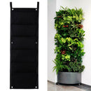 6 Pocket Hanging Vertical Garden Planter Indoor Outdoor Herb Pot Decor