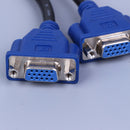DVI-I 24+5 pins male to 2/two dual VGA female monitoradapter y-splitter cable %ã€Š
